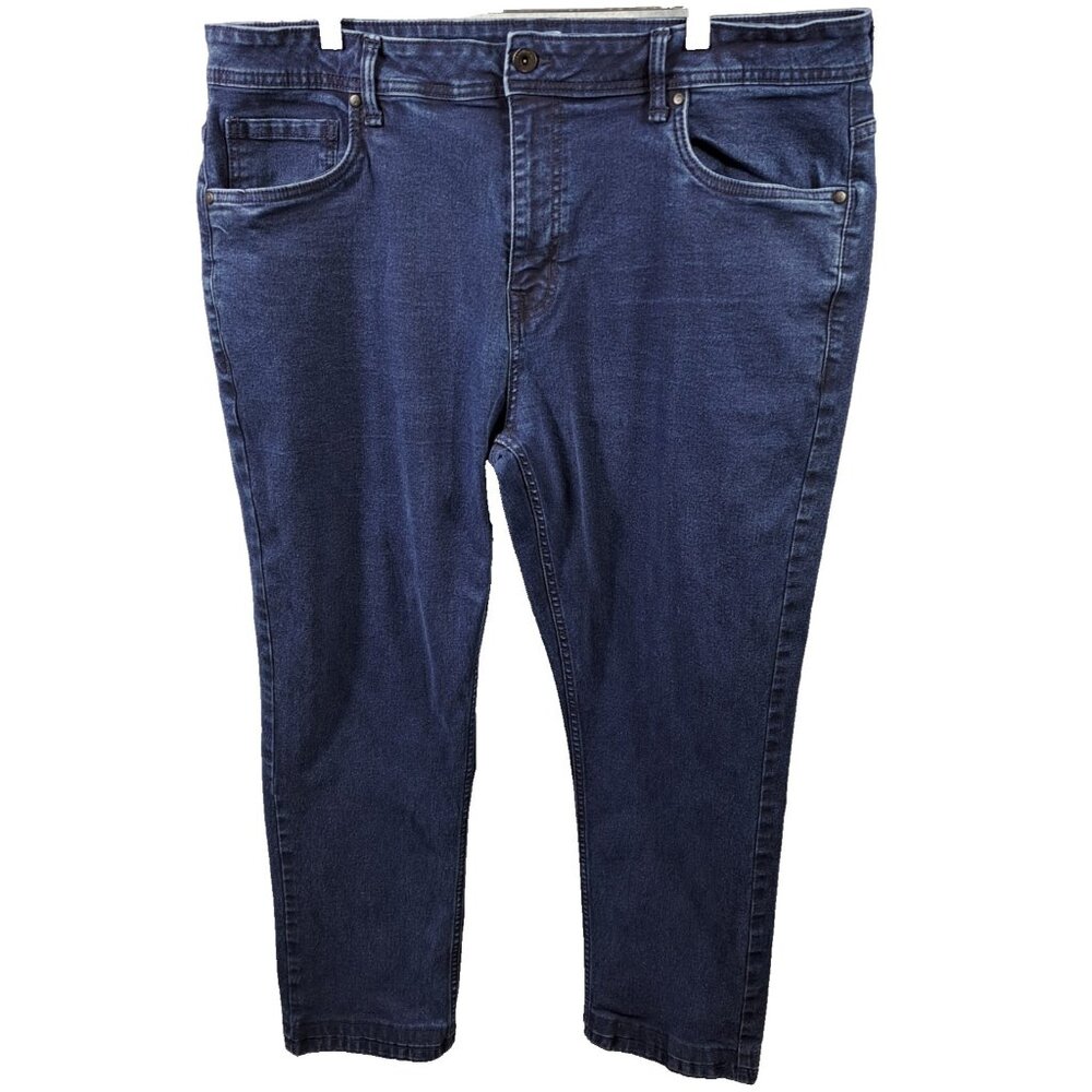 The Perfect Jean NYC Mens 40x26 Athletic Fit Stretch Denim Blue 5 Pocket *READ*